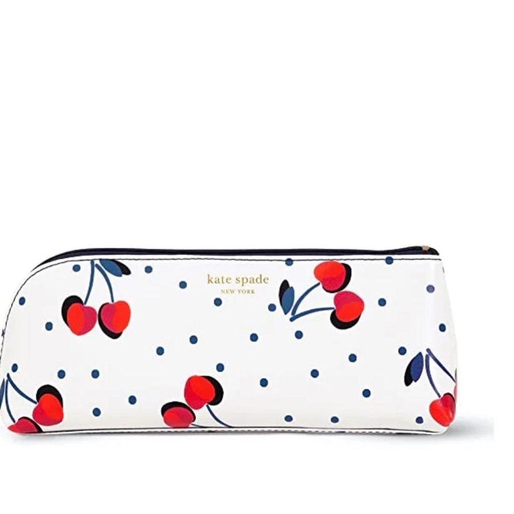 Kate Spade Cherry Print Cosmetic Bag